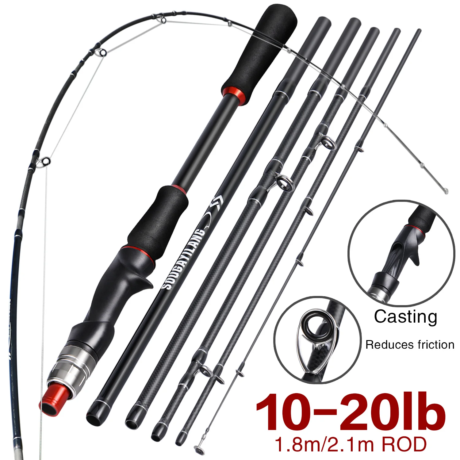 Sougayilang Lure Fishing Rod 1 - огляд і ціна Fishing Rod Surf