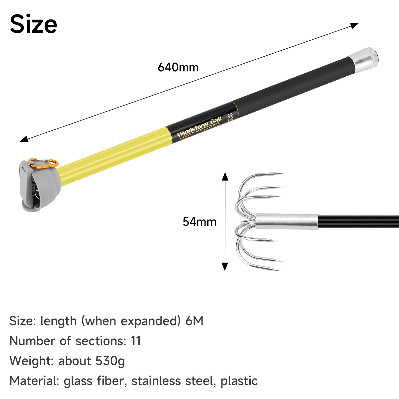 SANLIKE 6M Telescopic Squid Ro - огляд і ціна Fishing Rod Carbon Fiber