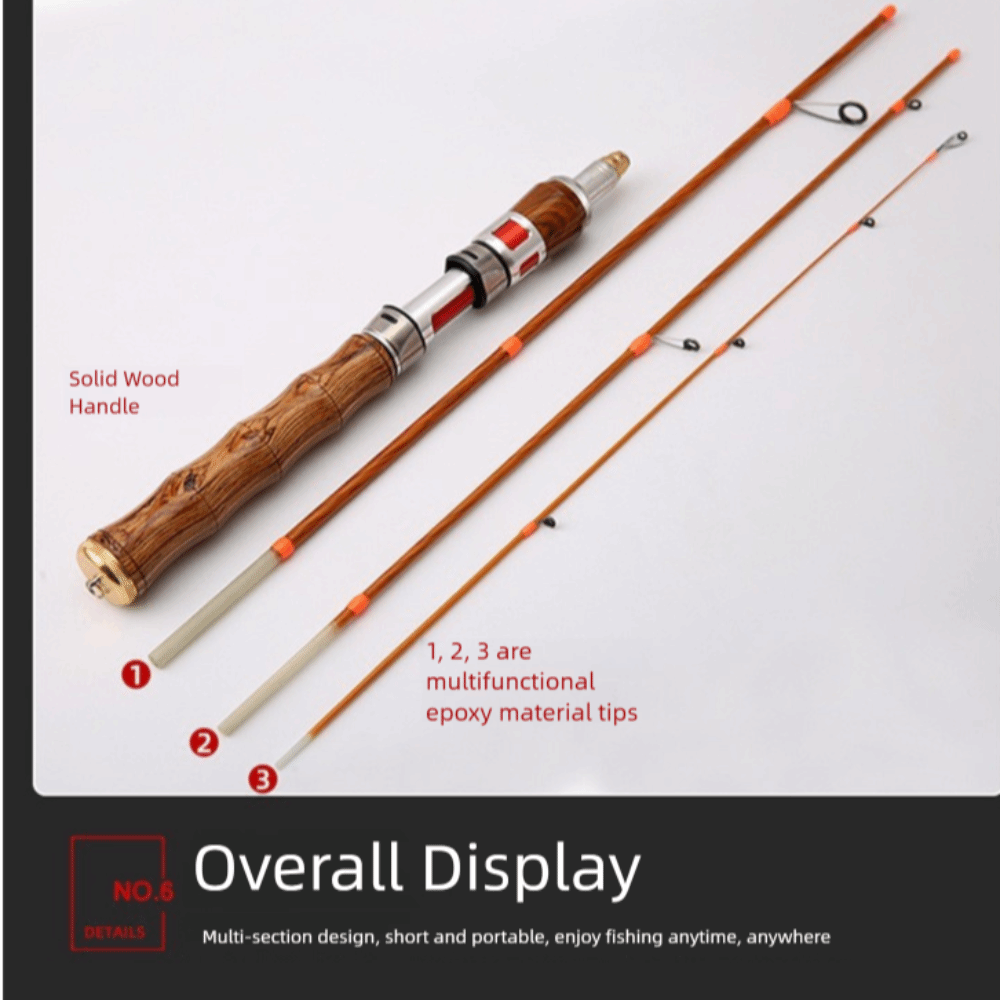 4 Sections Spinning Fishing Ro - огляд і ціна Fishing Rod Ice