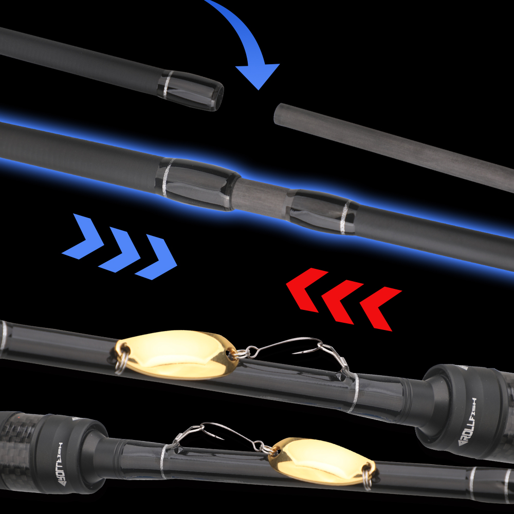 ROLLFISH Carbon Fiber Spinning - огляд і ціна Fishing Rod Surf